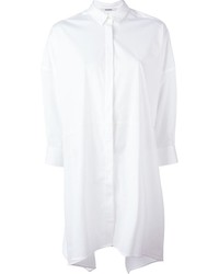 Белое платье-рубашка от Neil Barrett