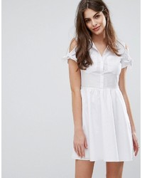 Белое платье-рубашка от Oasis