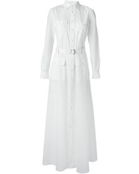 Белое платье-рубашка от Ralph Lauren