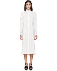 Белое платье-рубашка от Rosetta Getty