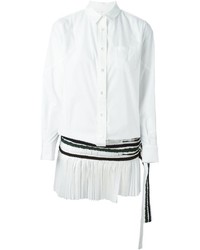 Белое платье-рубашка от Sacai