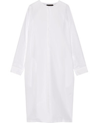 Белое платье-рубашка от The Row