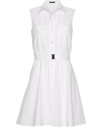 Белое платье-рубашка от Theory