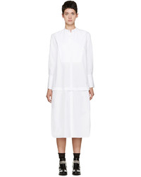 Белое платье-рубашка от Undercover