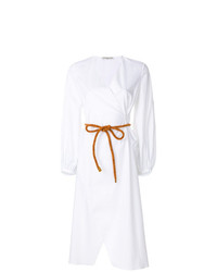 Белое платье-рубашка от Veronique Leroy