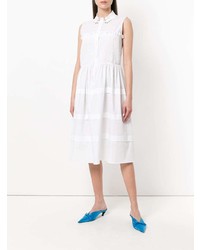 Белое платье-рубашка от Vivetta