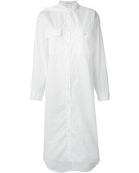 Белое платье-рубашка от Yohji Yamamoto