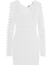 Белое платье с вырезом от Kenzo