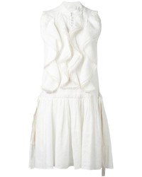 Белое платье с вышивкой от Chloé