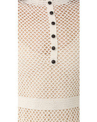 Белое платье с вышивкой от Derek Lam