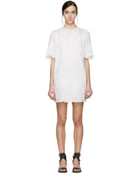 Белое платье с вышивкой от Isabel Marant