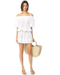 Белое платье с вышивкой от Melissa Odabash