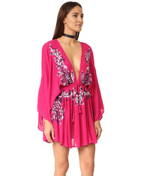 Белое платье с вышивкой от Free People