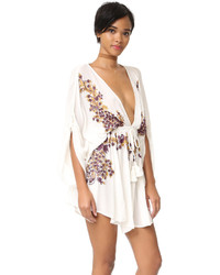 Белое платье с вышивкой от Free People