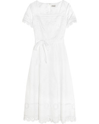 Белое платье с вышивкой от Temperley London