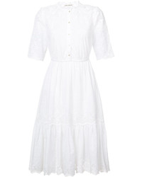 Белое платье с вышивкой от Ulla Johnson