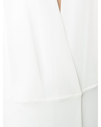 Белое платье с запахом от ADAM by Adam Lippes