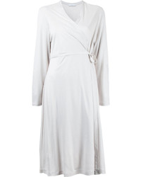 Белое платье с запахом от ASTRAET