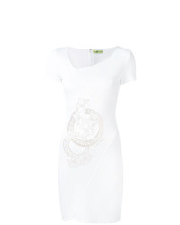 Белое платье с запахом от Versace Jeans