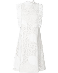 Белое платье с "огурцами" от See by Chloe