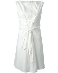 Белое платье с плиссированной юбкой от Ter Et Bantine