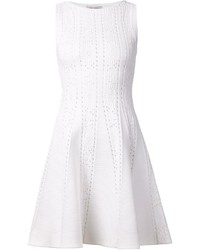 Белое платье с плиссированной юбкой от Valentino