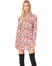 Белое платье с принтом от Just Cavalli