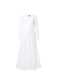 Белое платье с пышной юбкой с вышивкой от Calvin Klein 205W39nyc