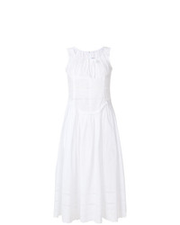 Белое платье с пышной юбкой с вышивкой от Comme Des Garcons Comme Des Garcons