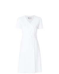 Белое платье с пышной юбкой от Courrèges Vintage