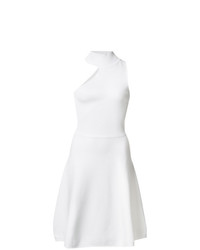 Белое платье с пышной юбкой от Cushnie et Ochs