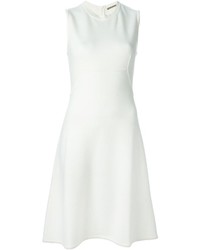 Белое платье с пышной юбкой от Ermanno Scervino