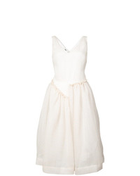 Белое платье с пышной юбкой от Jourden