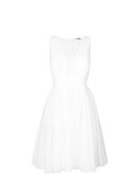 Белое платье с пышной юбкой от N°21