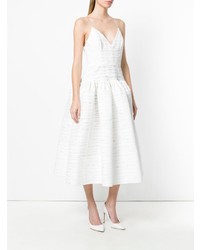 Белое платье с пышной юбкой от Alex Perry