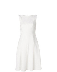 Белое платье с пышной юбкой от Talbot Runhof
