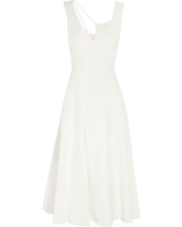 Белое платье с пышной юбкой от Victoria Beckham