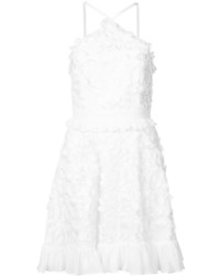 Белое платье с цветочным принтом от Jay Godfrey