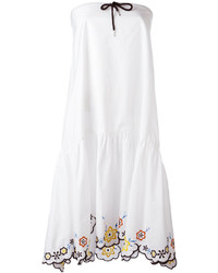 Белое платье с цветочным принтом от See by Chloe
