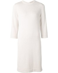 Белое платье-свитер от Brunello Cucinelli