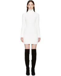 Белое платье-свитер от Calvin Klein