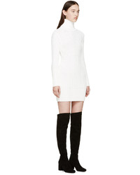 Белое платье-свитер от Calvin Klein