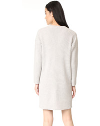 Белое платье-свитер от 360 Sweater