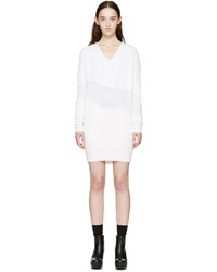 Белое платье-свитер от Kenzo