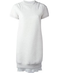 Белое платье-свитер от Sacai