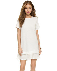 Белое платье-свитер от Clu