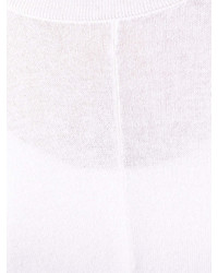 Белое платье-свитер от Allude