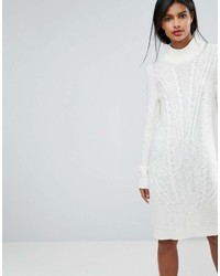Белое платье-свитер от Vila