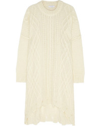 Белое платье-свитер от Vionnet
