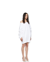 Белое платье-свитер от Dsquared2
